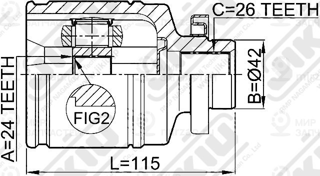 Запчасть Jikiu JC13019