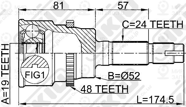 Запчасть Jikiu JC21052