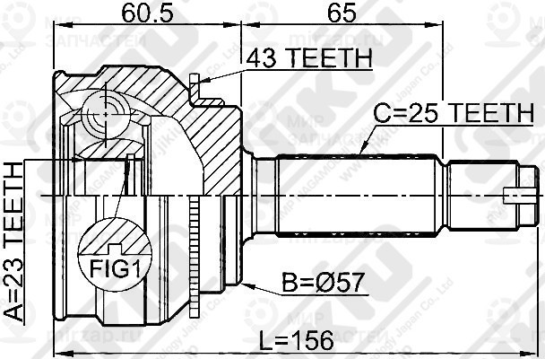 Запчасть Jikiu JC23050