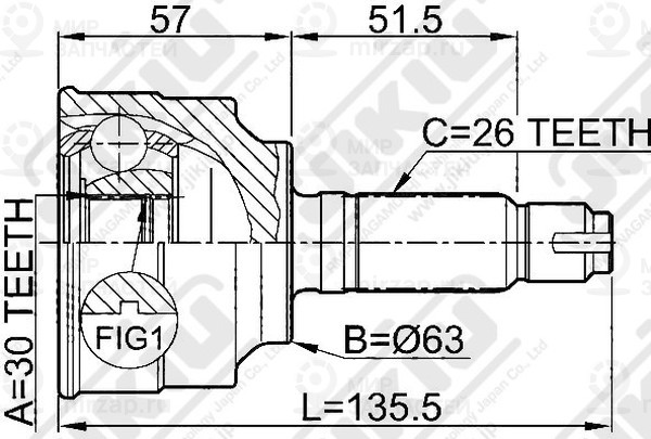 Запчасть Jikiu JC28016