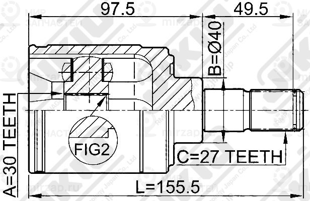 Запчасть Jikiu JC28034