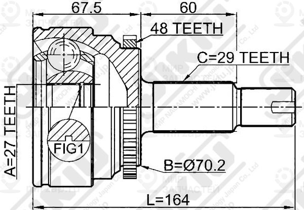 Запчасть Jikiu JC47001