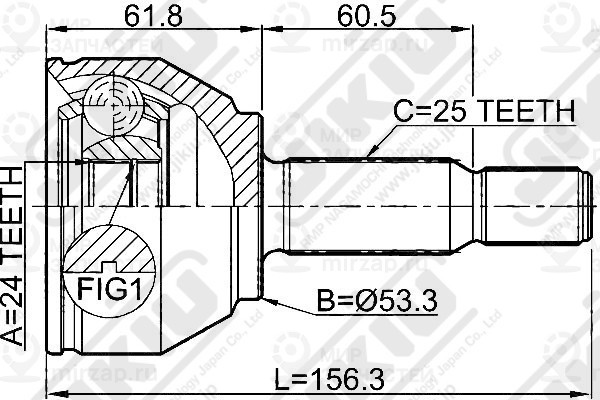 Запчасть Jikiu JC51017