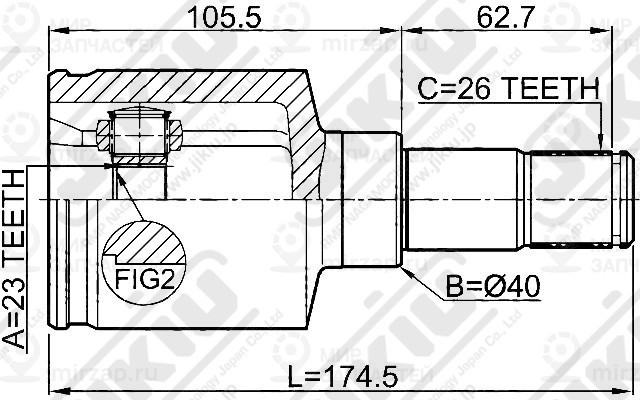 Запчасть Jikiu JC51021