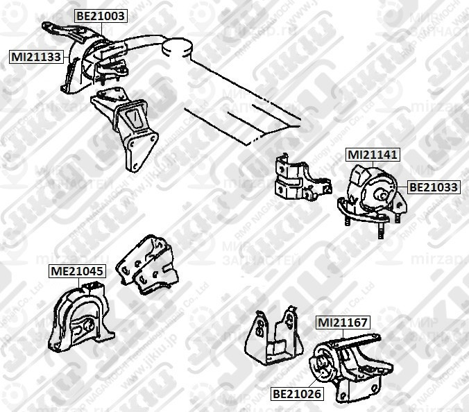 Запчасть Jikiu ME21045