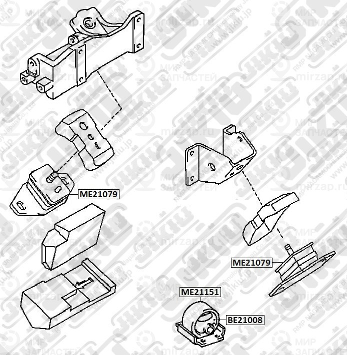 Запчасть Jikiu ME21079