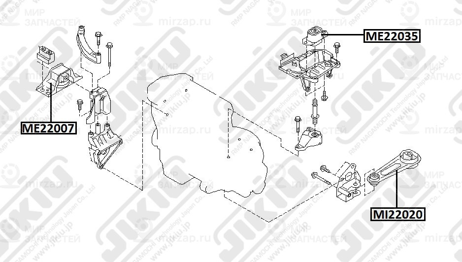 Запчасть Jikiu ME22035