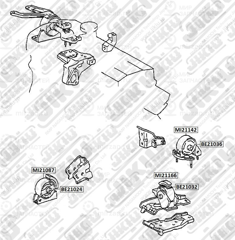 Запчасть Jikiu MI21142