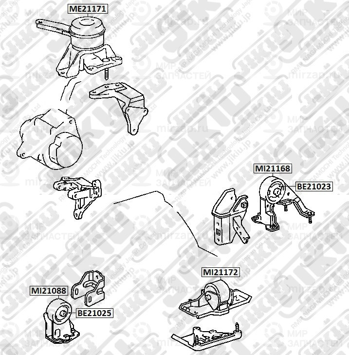 Запчасть Jikiu MI21168