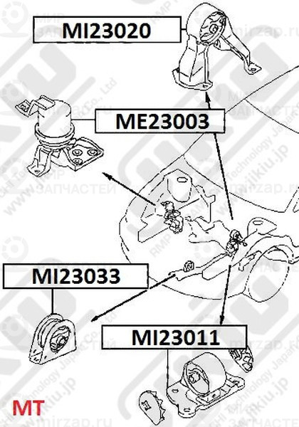 Запчасть Jikiu MI23011H