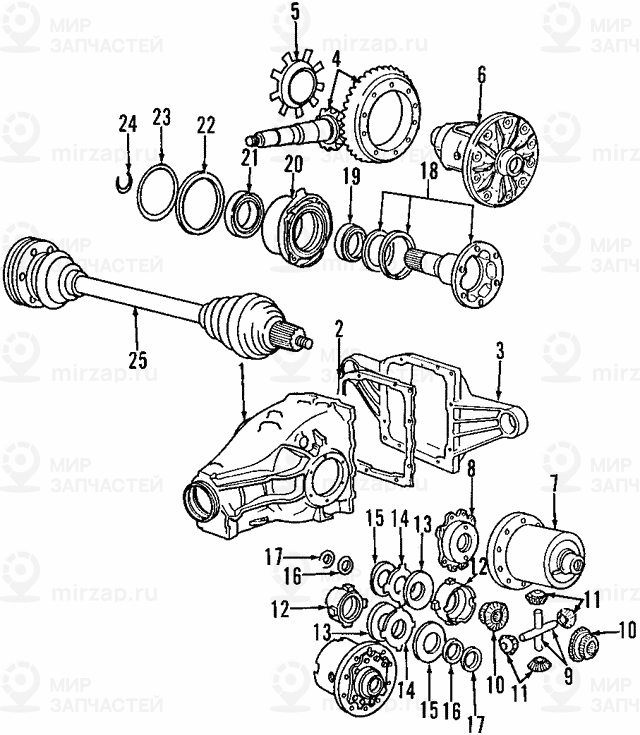Mitnehmerflansch Abtrieb
 BMW 33131428683