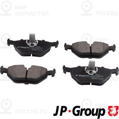 Комплект тормозных колодок, дисковый тормоз JP GROUP 1463700310