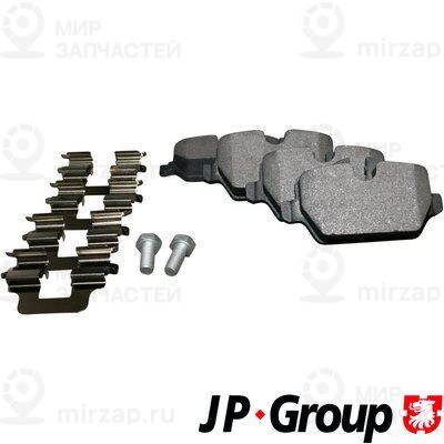 Комплект тормозных колодок, дисковый тормоз JP GROUP 1463700510