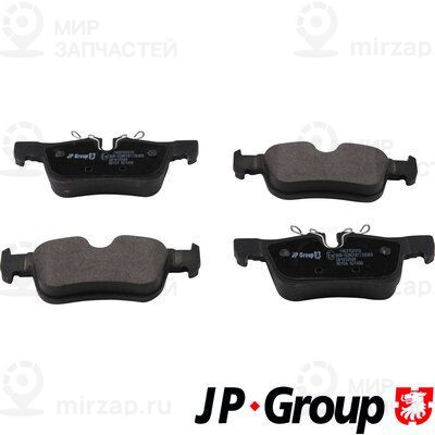 Комплект тормозных колодок, дисковый тормоз JP GROUP 1463702310