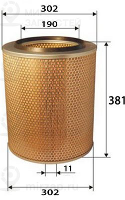 Фильтр воздушный JS A44001