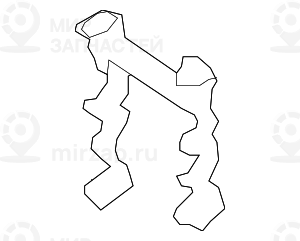 Кронштейн импульсного датчика ABS Л
 BMW 33181182957