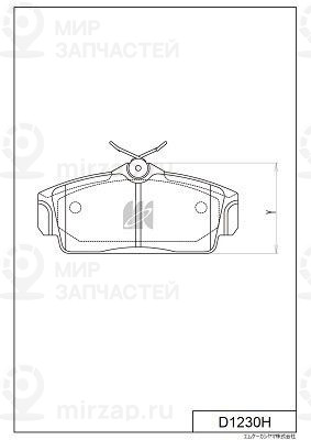 Запчасть KASHIYAMA D1230H