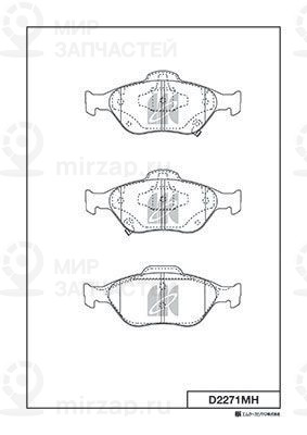 Запчасть KASHIYAMA D2271MH