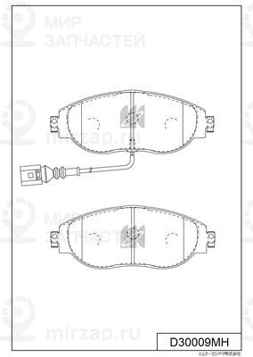 Запчасть KASHIYAMA D30009MH
