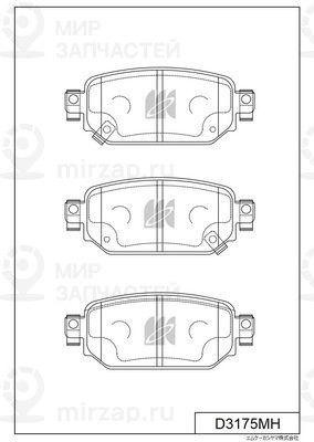 Запчасть KASHIYAMA D3175MH