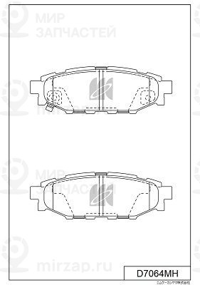 Запчасть KASHIYAMA D7064MH