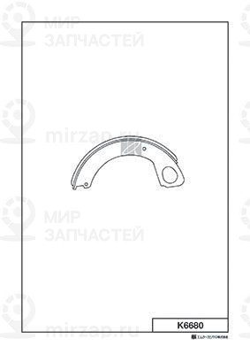 Запчасть KASHIYAMA K6680