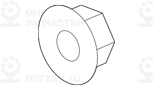 Гайка шестигранная с фланцем M16X1,5-10 ZNS3
 BMW 33306771102