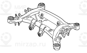 Hinterachstrдger
 BMW 33306870991