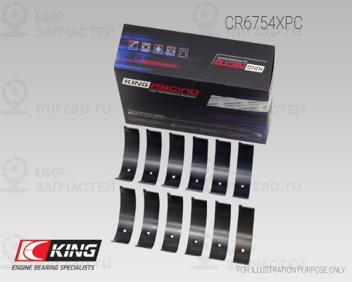 Шатунный подшипник KING CR6754XPC