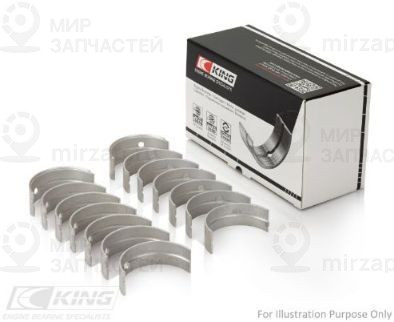 Комплект подшипников коленчатого вала KING MB7001AM