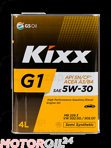 KIXX G1 5W-30 API SN/CF, ACEA A3/B4 KIXX L531044TE1