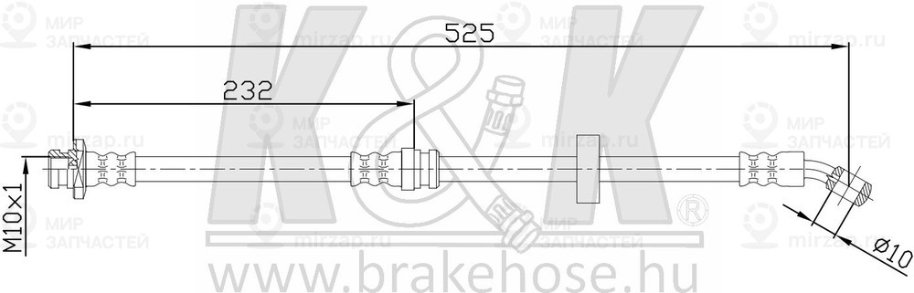 Запчасть K&K FT0073