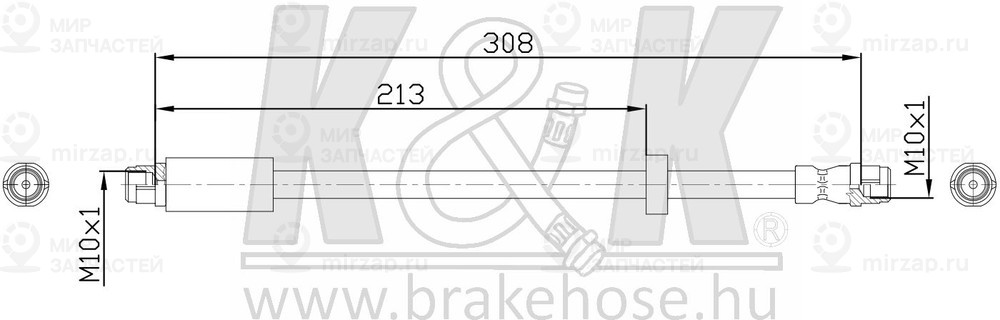 Запчасть K&K FT0118