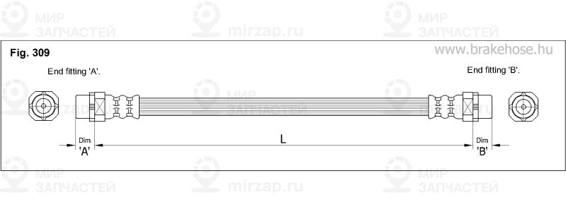 Запчасть K&K FT0142