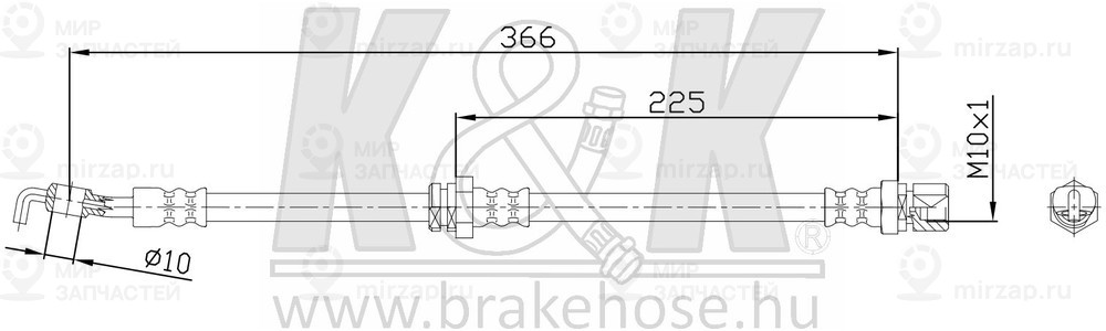 Запчасть K&K FT0192