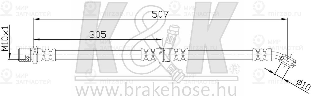 Запчасть K&K FT0207