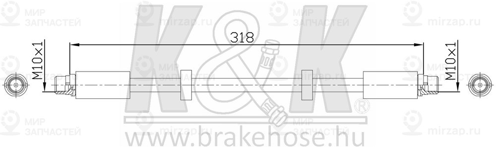 Запчасть K&K FT0254