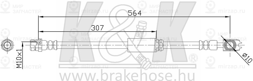 Запчасть K&K FT0357