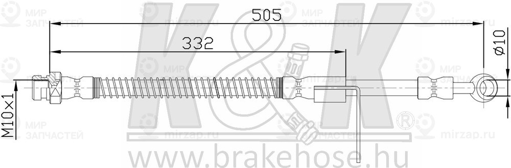 Запчасть K&K FT0428
