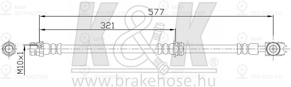 Запчасть K&K FT0439