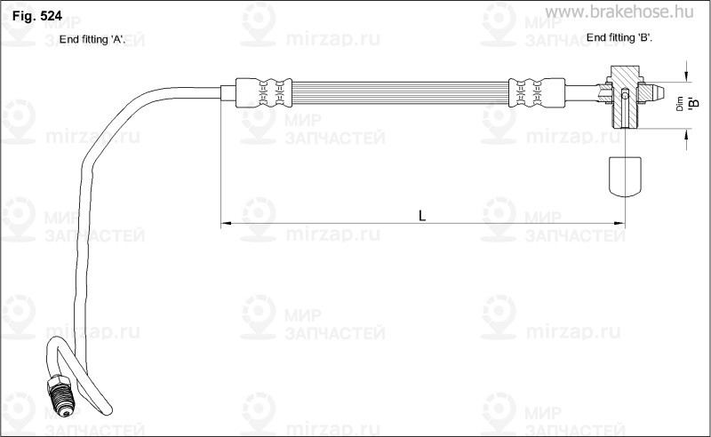 Запчасть K&K FT0459