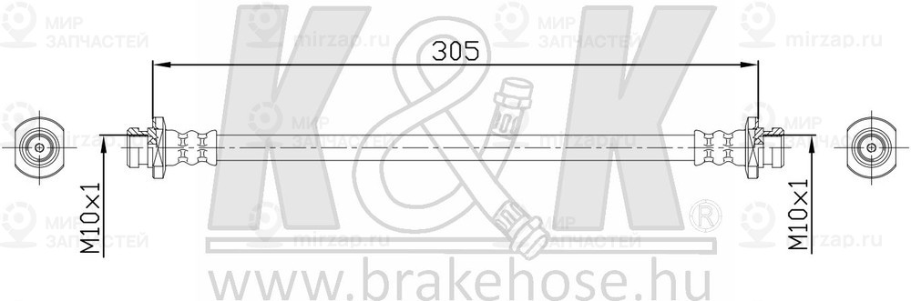 Запчасть K&K FT0469