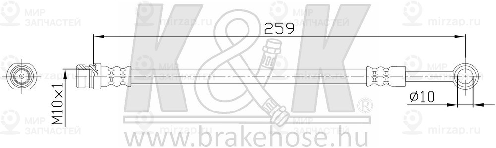 Запчасть K&K FT0564