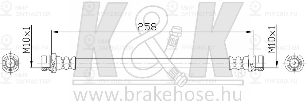Запчасть K&K FT0640