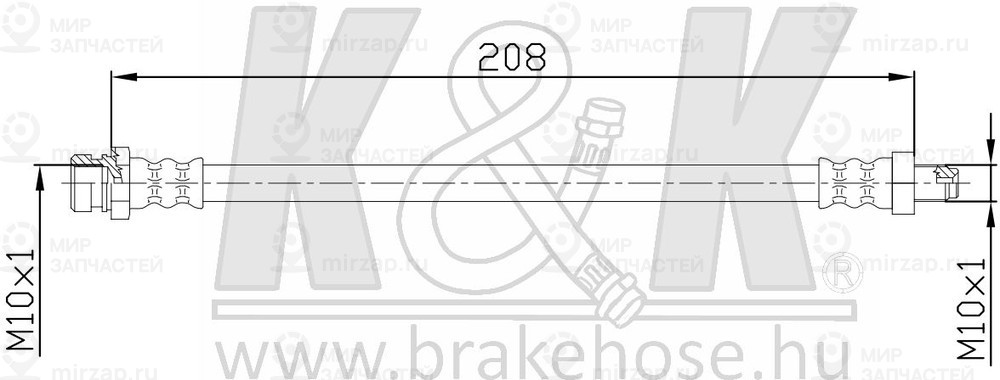 Запчасть K&K FT0641