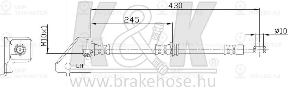 Запчасть K&K FT0669