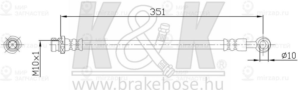 Запчасть K&K FT0672