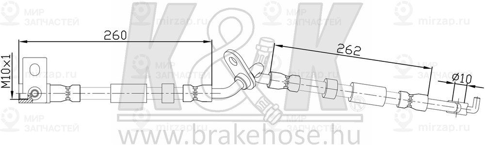 Запчасть K&K FT0707