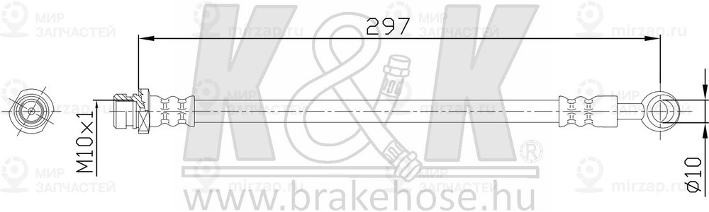 Запчасть K&K FT0718