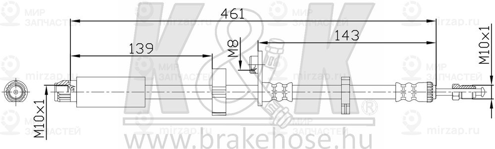 Запчасть K&K FT0749